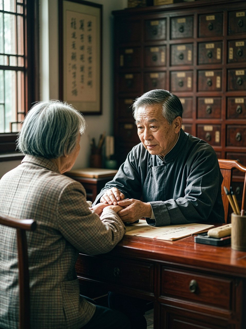 ▲ 辨證，是先看「人」——把脈、問診、看體質，再談怎麼調